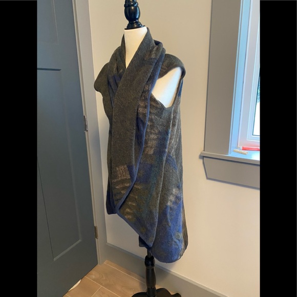 NWOT Nic + Zoe Plush Jacquard sweater vest wool - Picture 3 of 11